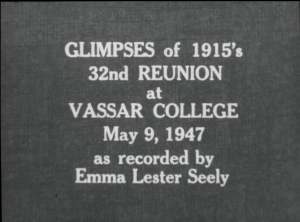 Glimpses of 1915's 32nd Reunion at Vassar College