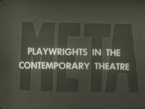Playwrights In The Contemporary Theatre: Miller, Odets
