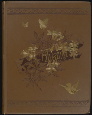 Shelden, Helen G. Scrapbook, 1885-1887