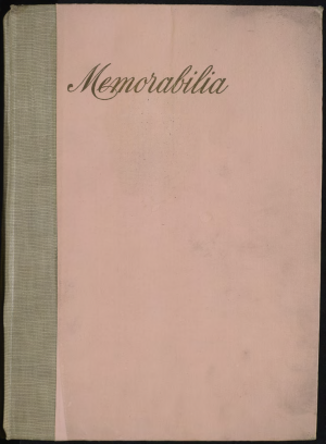 Thom, Katharine (Bissell). Scrapbook, 1907-1910