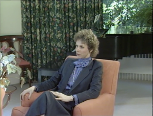 Inauguration of Frances Daly Fergusson - Interview